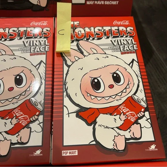 Pop Mart Labubu Coca-Cola The Monsters Vinyl Face Blind Box not opened Brand New - Picture 8 of 16